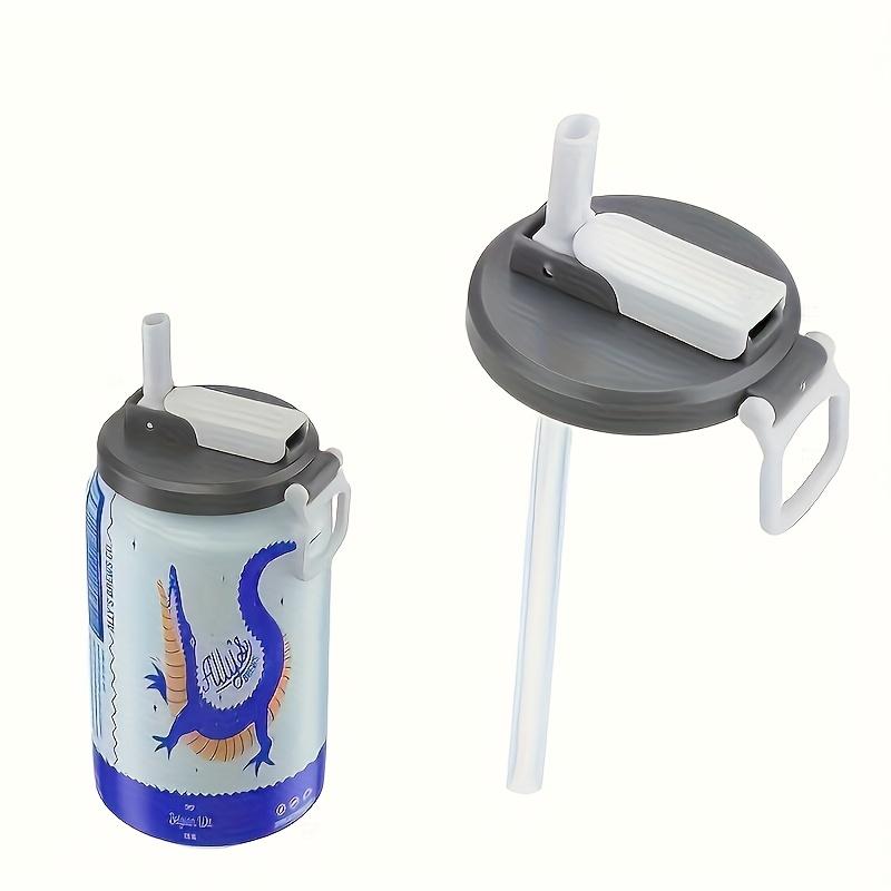 4PCS Reusable Soft Drink Can Lid, Four Colors, Can Be Used for Beverages, Juices and Soft Drinks, and Comes with a Straw