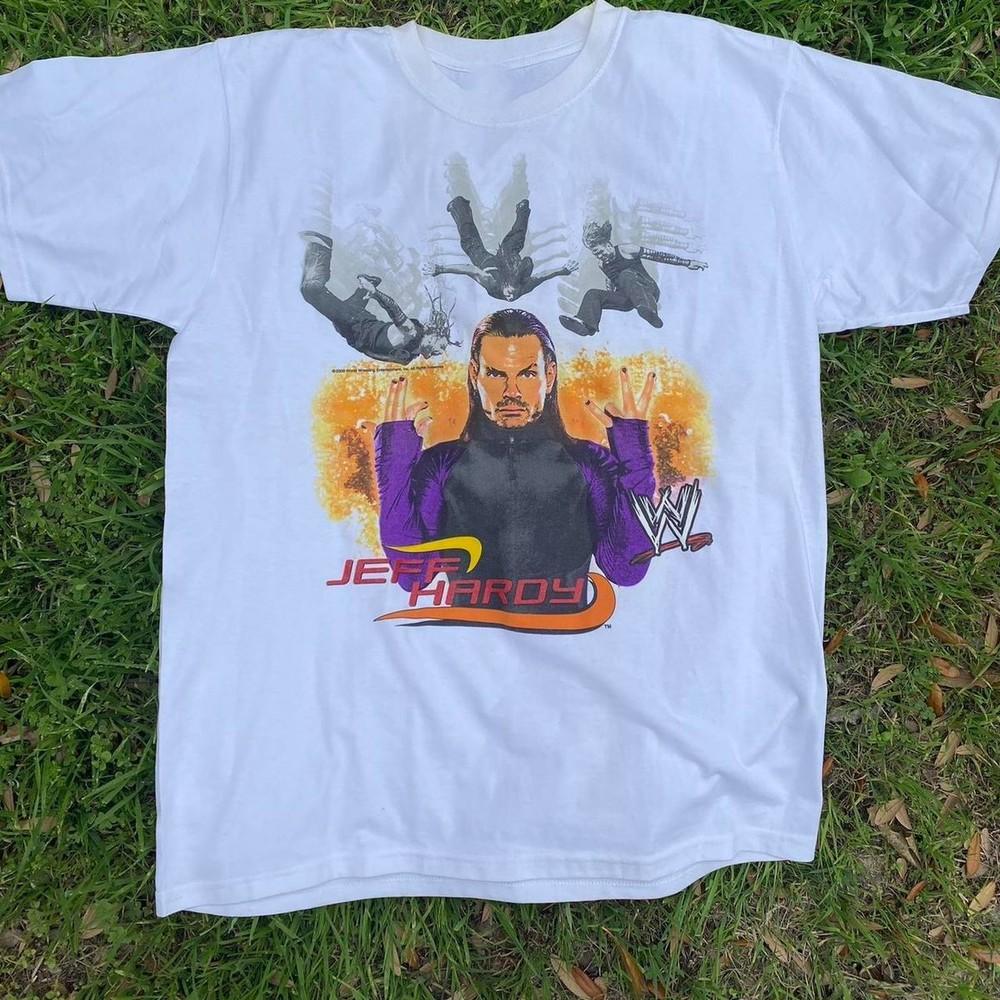 Винтажная футболка Jeff Hardy с коротким рукавом, все размеры от S до 5XL, NE137, унисекс M