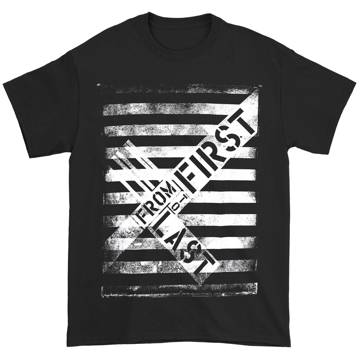 

Men s From First To Last T-Shirt Mens Womens Tees Top 10/12 Black 2XL