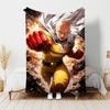 1pc Blanket - One Punch Man Saitama Print Design, Lightweight Blanket for Sofa, Bed- Soft &Warm, Gift for All Seasons