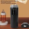 28GC LED Display Car Travel Kettle Bottle Heating Cup 304 Stainless Steel Leakproof Design Fast Hot Water Heating For Coffee