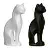 Cat Figurine, 3D Printed Small Cat Sculpture, Collectible Animal Desktop Ornament for Home Shelf Decor, Gifts for Cat Lovers