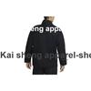 Nike Solide V-Ausschnitt Knopfleiste Jacke mit gesticktem Logo Herren Oberbekleidung Schwarz DQ6694-010
