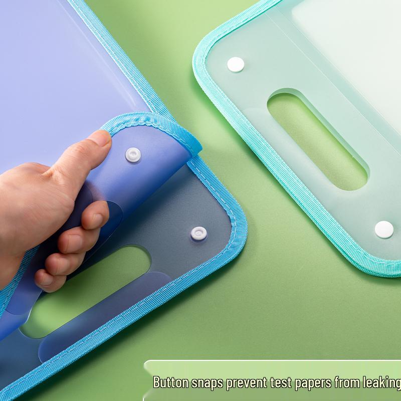 A4 Multi-Layer Accordion Test Paper Storage Folder