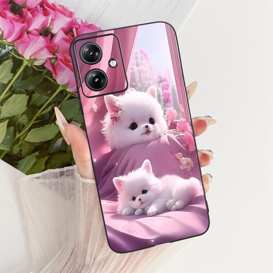 For Motorola Moto G54 G84 Case Luxury Butterfly New Painted Cover Soft TPU Phone Case For Motorola G84 G 54 MotoG84 MotoG54 Bags