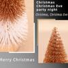 Double Color Christmas Tree Ornament Creative Micro Landscape Model Snow Pine Tree  Gift