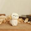 Hand Carved Cats/Dog/Sheep/Bunnies Figurines Table Decoration for Living Room,Bathroom Wooden Animal Statue Home Decors
