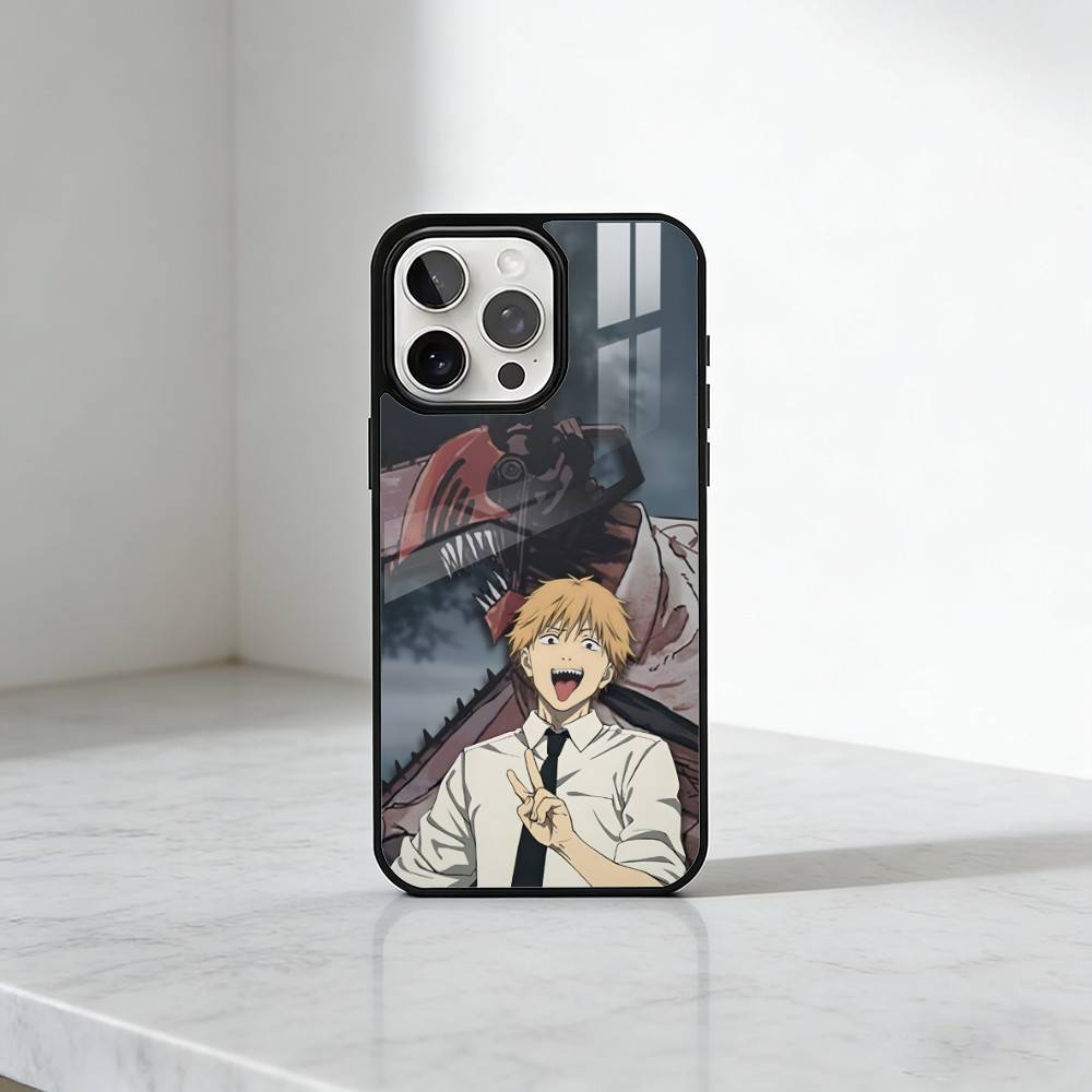 

D-Denji C-Chainsaw Man Phone Case For iPhone17,16,15,14,13 Plus,Pro Max Magnetic For Magsafe Wireless Charging iphone16e