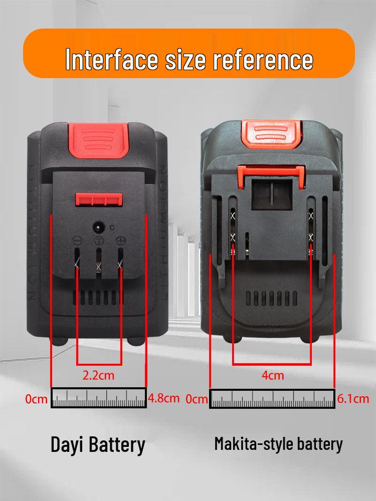 21V Electric Wrench Battery Compatible with Dayi Makita-Style Tools, Angle Grinder, Chainsaw, Lithium Battery