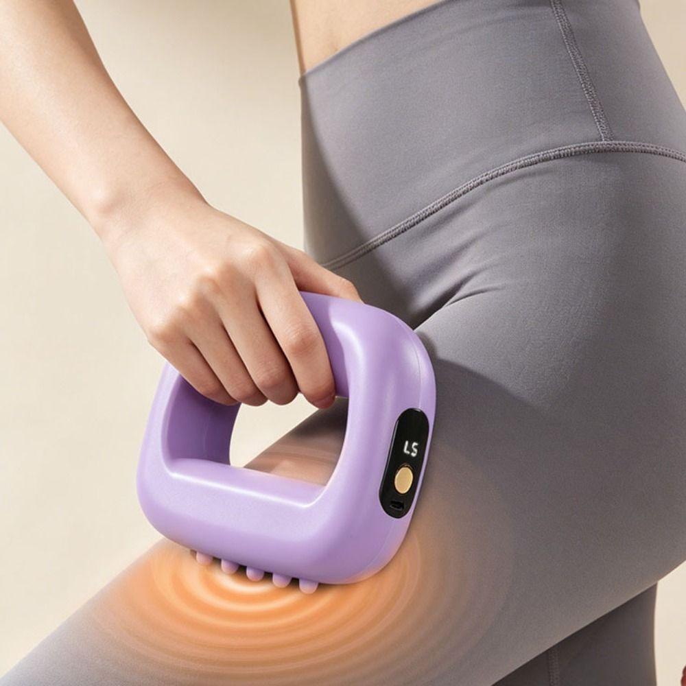 Adjustable Speed Electric Fascia Massage Ring Muscle Handheld Massager Deep Tissue Massage