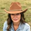 Cappelli da Cowboy Occidentali Classici Stile Unisex Elegante Per Attività All'Aperto e Abbigliamento Casual Fibra di Poliestere