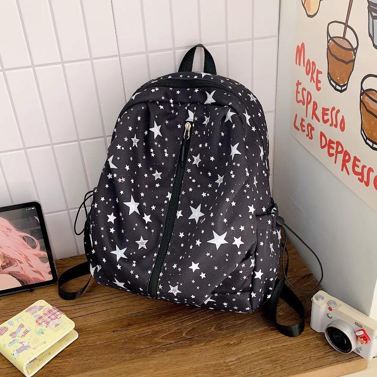 Schoolbag School Bag Student Junior High School High Value ins Niche Large Capacity Korean Edition Lightweight Women's Backpack