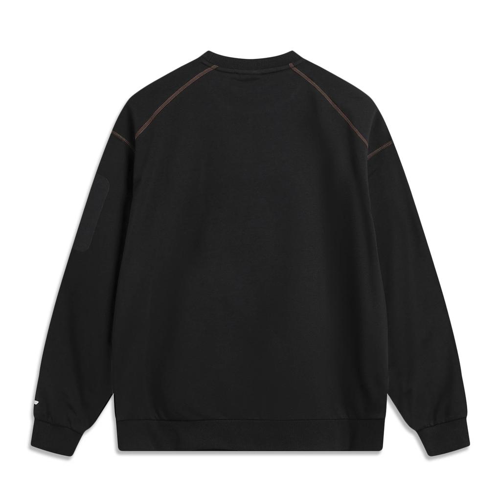 Li Ning Outdoor Series Loose Fit Pullover Round Neck Sweatshirt Unisex sweatshirt AWDW439-1