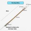 Carbon Steel Wire Puller Connector Head Connect To 6mm Wire Cable Puller Accessories Automatic Thread Guide Electrician Tools