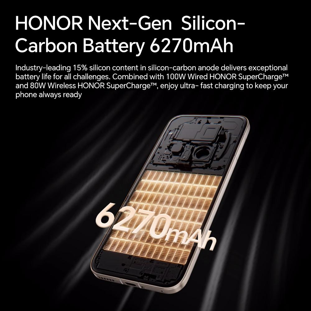 Honor Magic8 Pro EU Verze 5G AI Chytrý telefon Snapdragon 8 Elite Gen 5 6,71'' 120Hz OLED Displej 200MP Fotoaparáty 100W SuperCharge