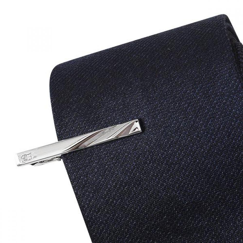DakS Men S Diagonal Cutting Point Tie Pin dmf1actp136S1