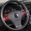 For Chevrolet Corvette C6 2005-2013 Soft Carbon Fiber Car Steering Wheel Button Cover Trim Sticker Interior Auto Accessories