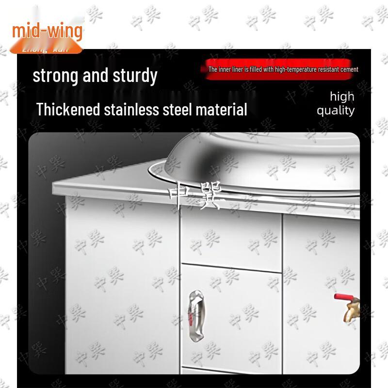 Zhongxun Movable Stainless Steel Wood Stove