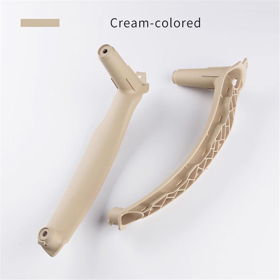 

Left Car Interior Door Handles Inner Door Panel Handle Pull Trim Cover For BMW