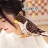 Simulation Eagle Doll Plush Toy Bird Falcon Doll Children'S Cognitive Ornament Photo Props