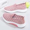 Summer Old North Cloth Shoes Women's Mesh Breathable Casual Shoes Soft Sole Non-slip Mesh Shoes Flat Sole One Pedal Mother Shoes