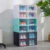 Foldable Transparent Shoe Box - Space-Saving, Dustproof & Moisture-Proof Storage Solution