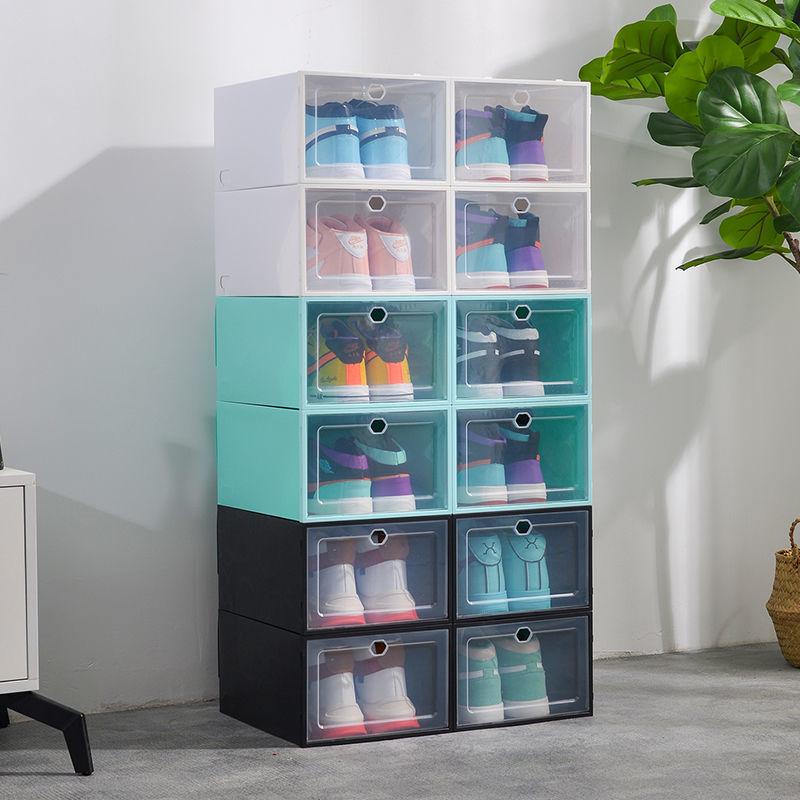 Foldable Transparent Shoe Box - Space-Saving, Dustproof & Moisture-Proof Storage Solution