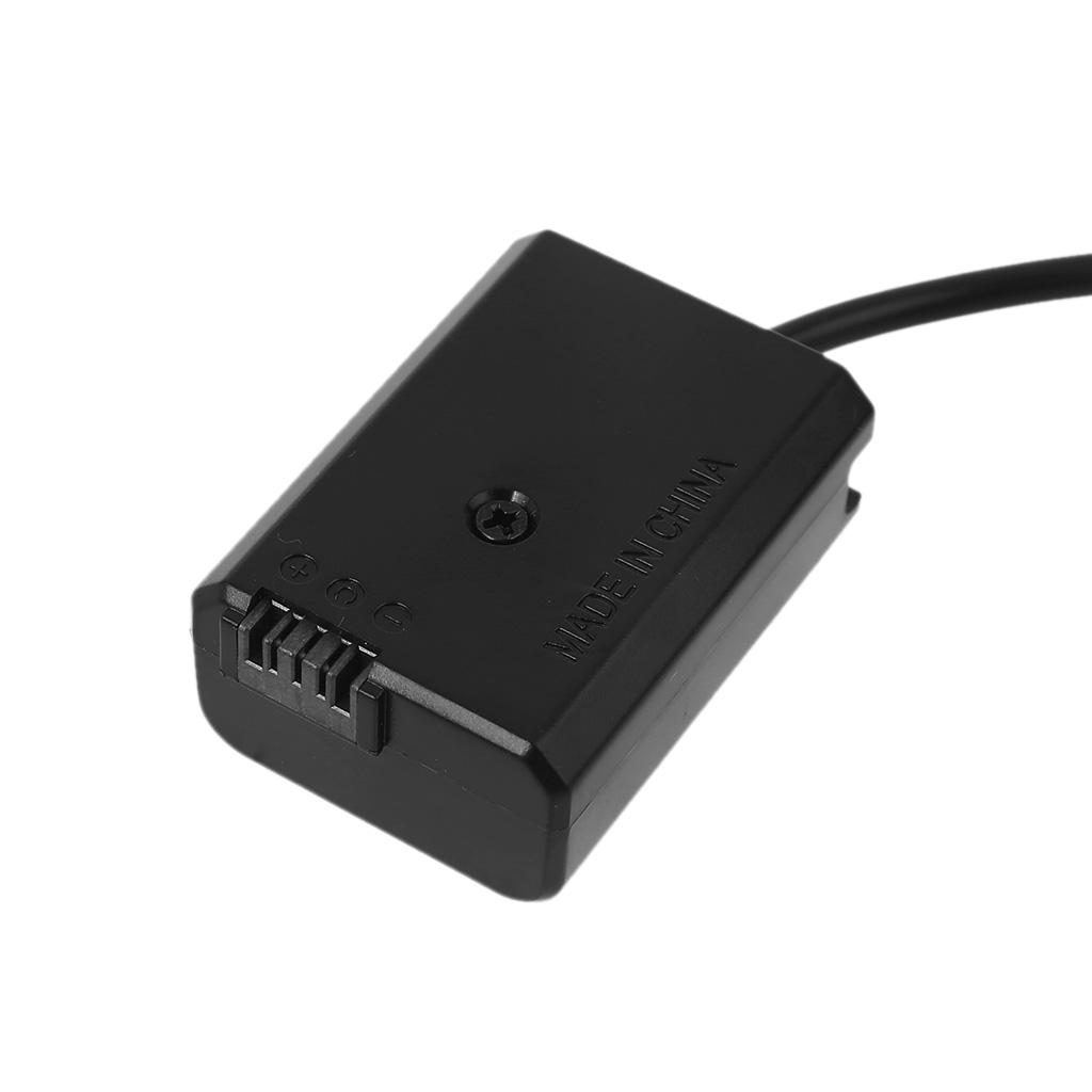 2A  USB to NP-FW50 Power Adapter Dummy Battery for  A7 A7R A7S A7II A7RII