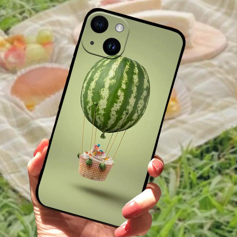 Cute Animal Phone Case For iPhone 15 Plus Soft Silicone TPU Shockproof Back Cover For iPhone 15 Pro Max 15Pro Protection Cases