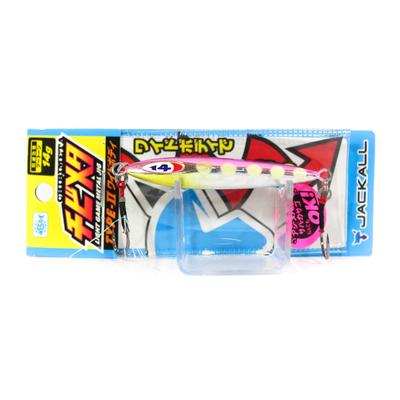 Jackall Metal Jig Chibi Metal Type II 14 Grams Glow Dot Pink Iwashi (7748)