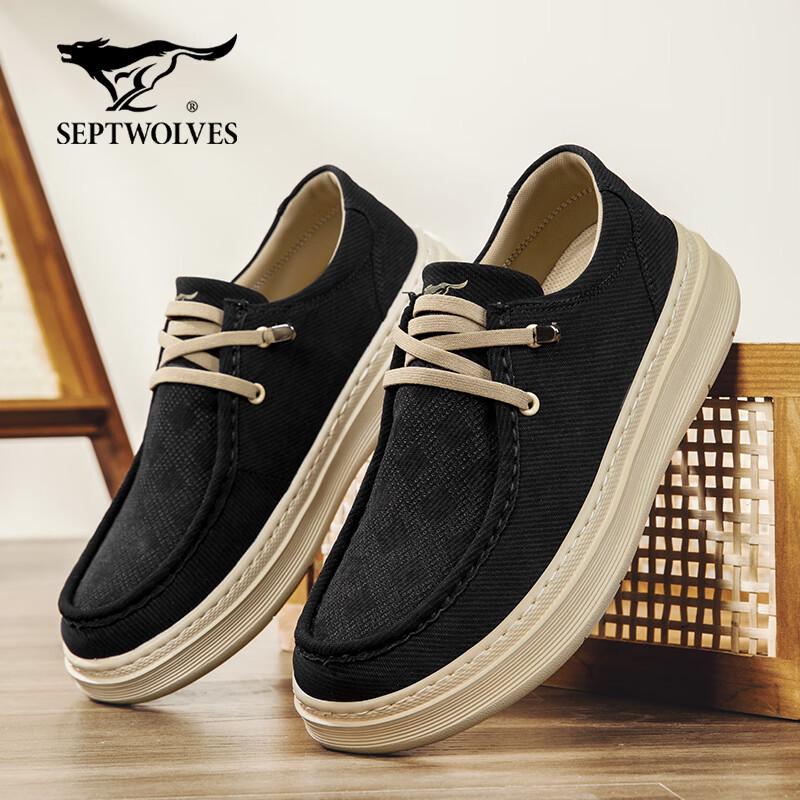 Septwolves Men s Breathable Canvas Casual Shoes 41