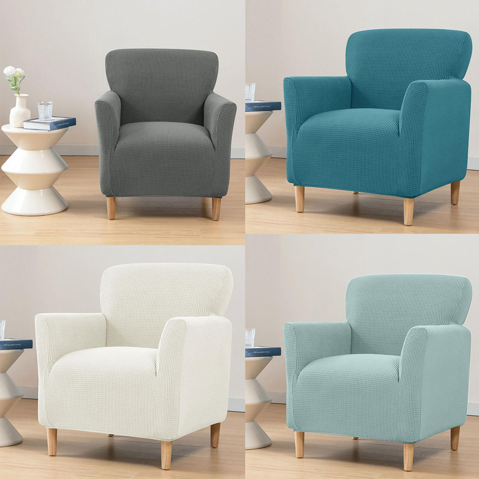 Эластичный чехол на стул Полиэстер Кукурузный вельвет Чехол на кресло для гостиной или спальни Украшение для небольшого пространства 16