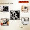 2D Modern Abstract Pattern Digital Print Pillow Covers Pattern Cushion Cover Suitable For Sofa Bedroom Car Pillow Cover