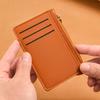 Men Women Mini ID Card Holders Business Credit Card Holder PU Leather Slim Bank Card Case Organizer Wallet Zipper Unisex