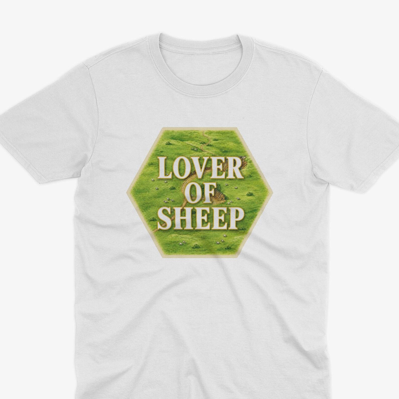 Lover Of Sheep, Funny Catan T-Shirt, Catan T-Shirt, Board Games, Settlers of Catan, Board Games T-Shirt, Catan Resources L
