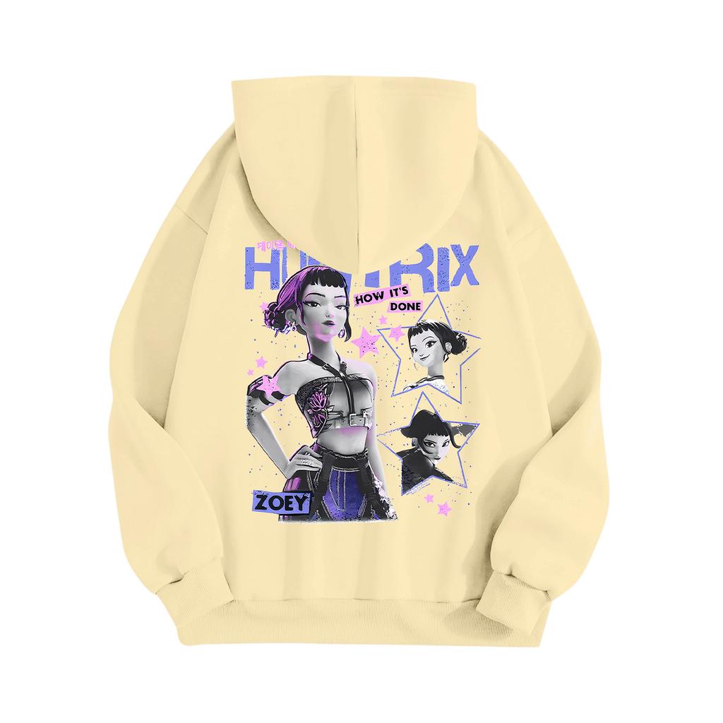 Children's Long-sleeved Loose Pullover Fashionable Hooded Sweatshirt