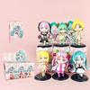 Hatsune Miku Pvc Figurine Collection Set With Assembly For Anime Enthusiasts And Display