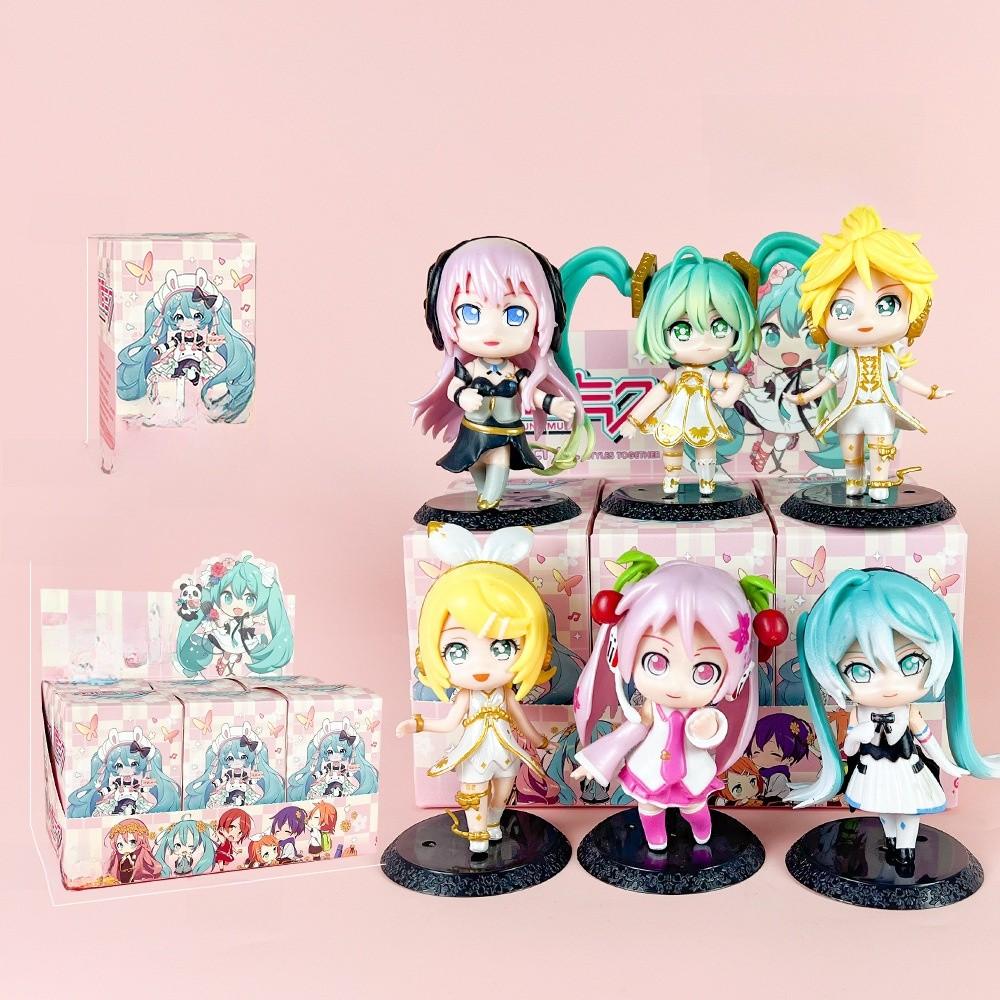 Hatsune Miku Pvc Figurine Collection Set With Assembly For Anime Enthusiasts And Display