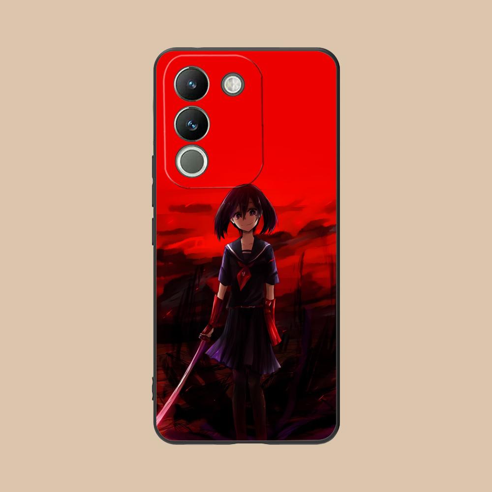 Akame Kurome Matte TPU Handyhülle für VIVO V60 V50 V40 V30 V29 V27 V25 V23 Pro Lite 5G Bunte Druckabdeckung