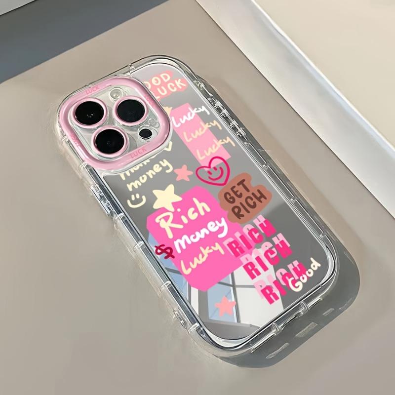 Luxury Makeup Mirror Phone Case Suitable for iPhone 17 16 15 14 13 12 11 Pro/Max/Plus Anti Drop and Shockproof Back Cover