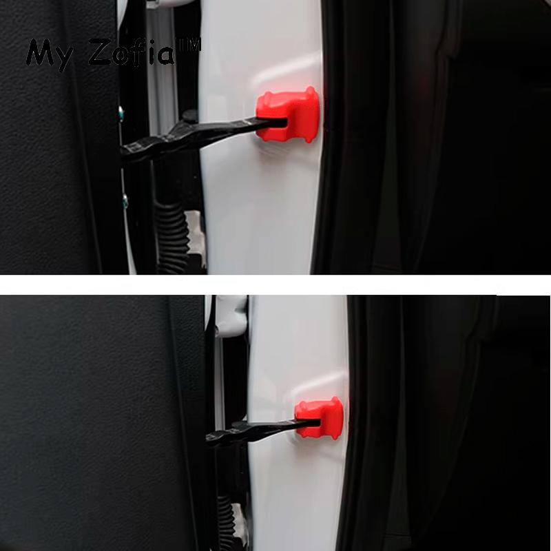 For Geely New Coolray 2023 2024 2025 Car Door Lock Cover Anti Rust Water Proof Door Lock Key Plastic Buckle Limit Device