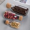 Glass Storage Jar Cork Sealed Jar Household Kitchen Grain Coffee Bean Storage Jar Milk Bottle Storage