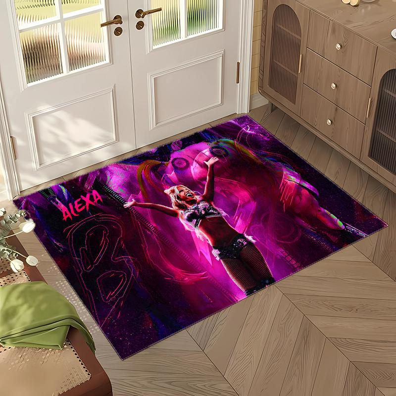 Alexa Bliss (1) Office Rug Elegant Floor Rug for Office Living Room Bedroom and Indoor Home Spaces