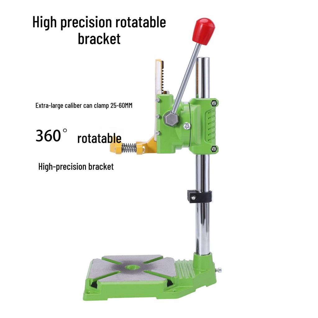 Multifunctional Electric Drill Stand: Convert Hand Drill To Bench Drill with Universal Micro Bench and Household Flat Pliers