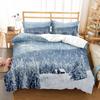 Sada povlaku na přikrývku Snowflake Zimní téma Polyesterový povlak na přikrývku Velikost Twin Full Pro Děti Dospívající Dospělé Dekorace do ložnice Ložní souprava