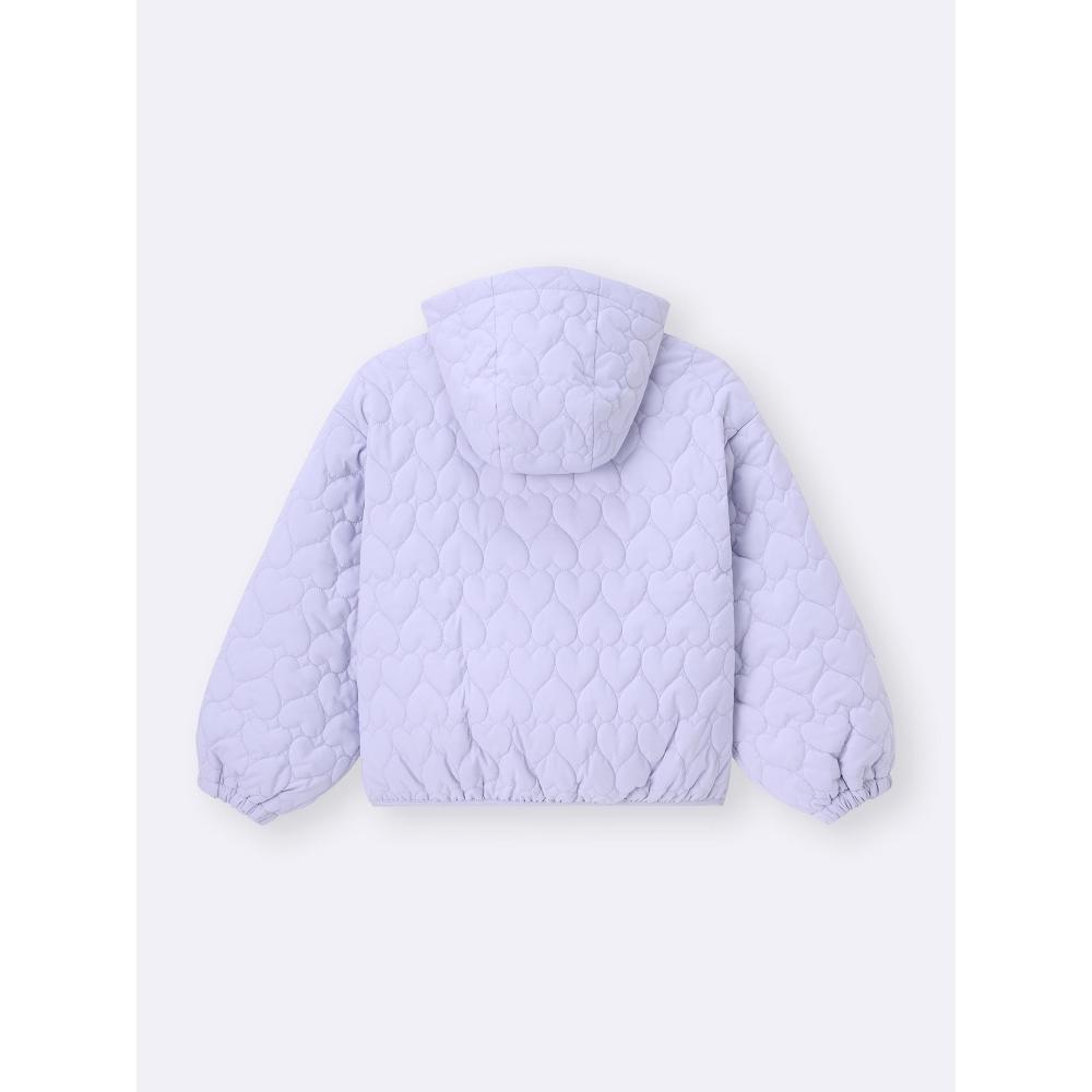 GU by Uniqlo Girls Warm Padded Heart Quilting Blouson