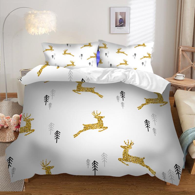 AU Single 140x210cm Ropa De Cama Animal Pattern Bedding Set Full Size Cute Puppy /Dog/ Panda Duvet Cover Set Dropshipping New