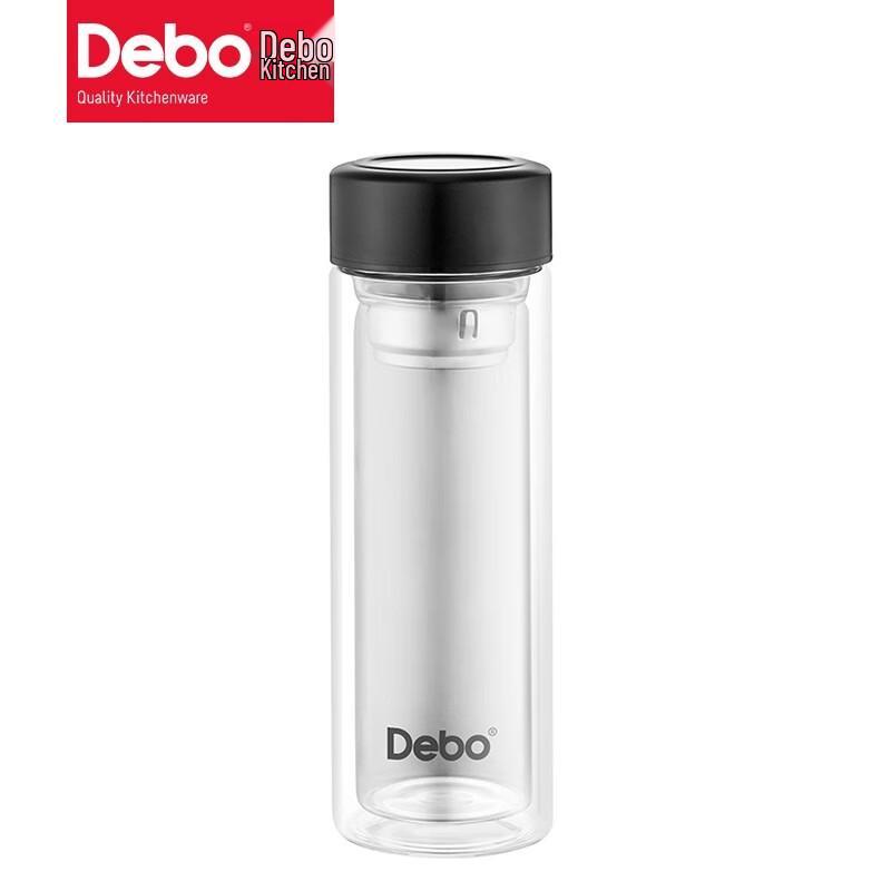 DeBao Tea Infuser Double-Layer Portable Water Bottle