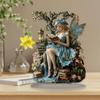 2D Bohemian Fairy Elves Decoration Desktop Ornament Holiday Elf Sign for Dining Room Study