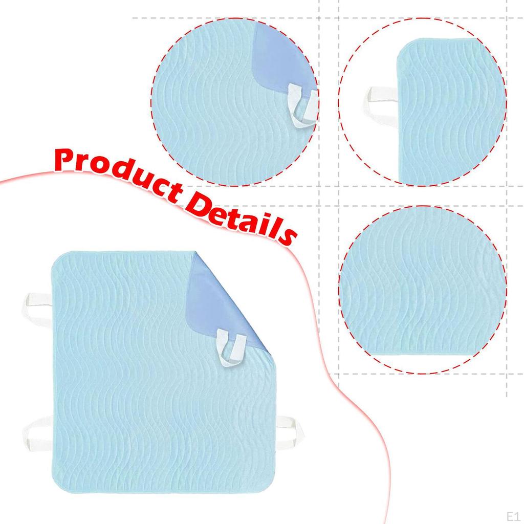Bed Pad for Incontinence Protector Waterproof Positioning Mattress with Handle